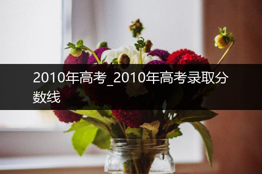 2010年高考_2010年高考录取分数线