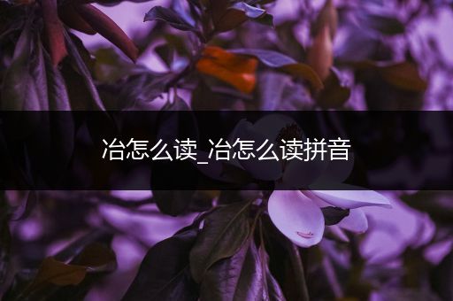 冶怎么读_冶怎么读拼音