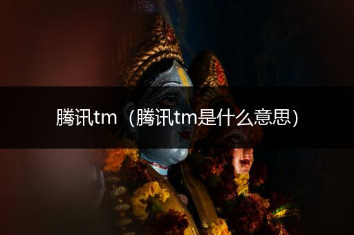 腾讯tm(腾讯tm是什么意思)