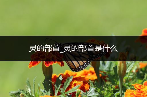 灵的部首_灵的部首是什么