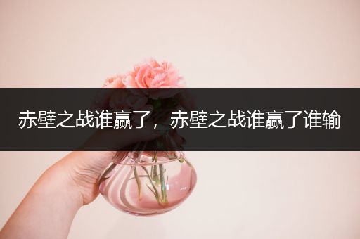 赤壁之战谁赢了,赤壁之战谁赢了谁输