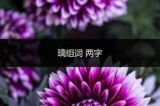 璃组词 两字