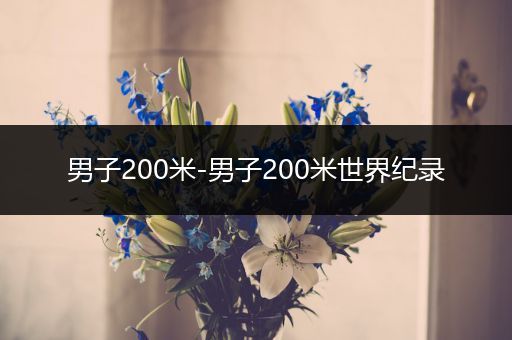 男子200米-男子200米世界纪录