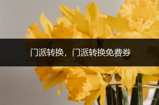 门派转换,门派转换免费券