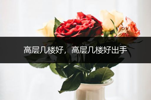 高层几楼好,高层几楼好出手