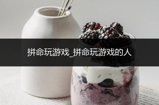 拼命玩游戏_拼命玩游戏的人