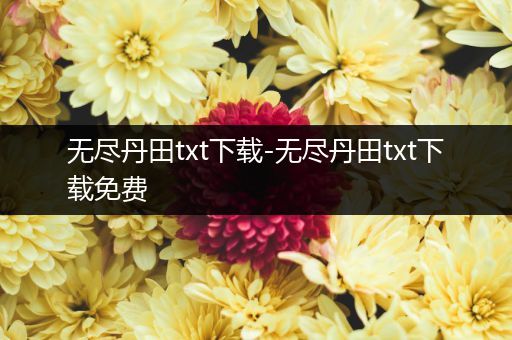 无尽丹田txt下载-无尽丹田txt下载免费