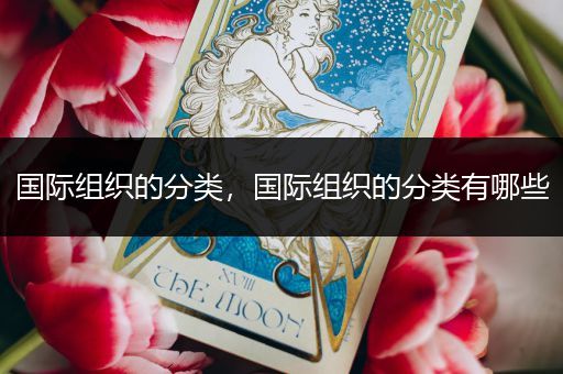 国际组织的分类，国际组织的分类有哪些