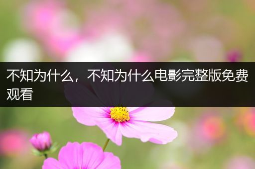 不知为什么，不知为什么电影完整版免费观看