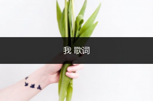 我 歌词