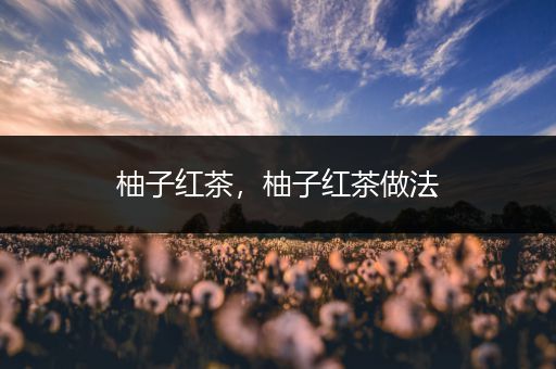 柚子红茶，柚子红茶做法