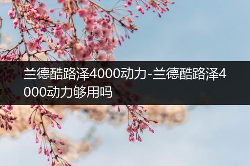 兰德酷路泽4000动力-兰德酷路泽4000动力够用吗