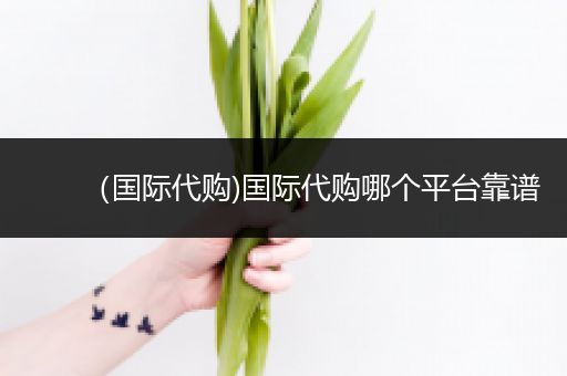 (国际代购)国际代购哪个平台靠谱