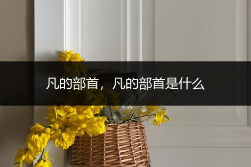 凡的部首，凡的部首是什么-比翼知识网