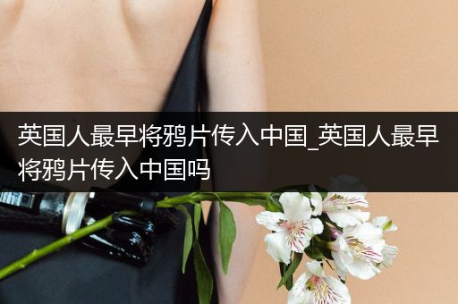 英国人最早将鸦片传入中国_英国人最早将鸦片传入中国吗