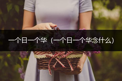 一个日一个华（一个日一个华念什么）