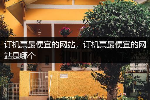 订机票最便宜的网站，订机票最便宜的网站是哪个