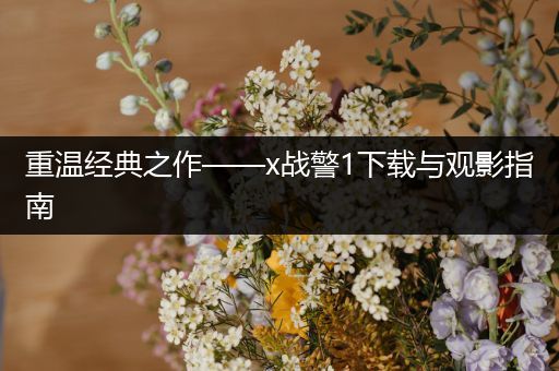 重温经典之作——x战警1下载与观影指南