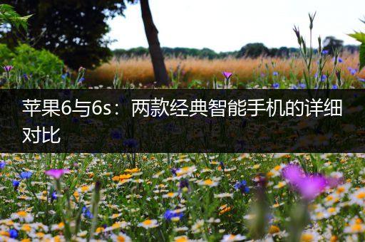 苹果6与6s：两款经典智能手机的详细对比