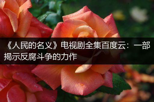 《人民的名义》电视剧全集百度云：一部揭示反腐斗争的力作