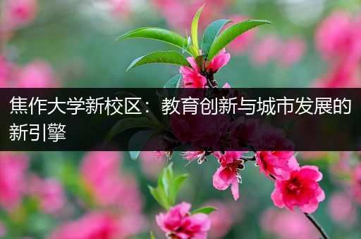 焦作大学新校区：教育创新与城市发展的新引擎