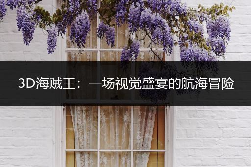 3D海贼王：一场视觉盛宴的航海冒险
