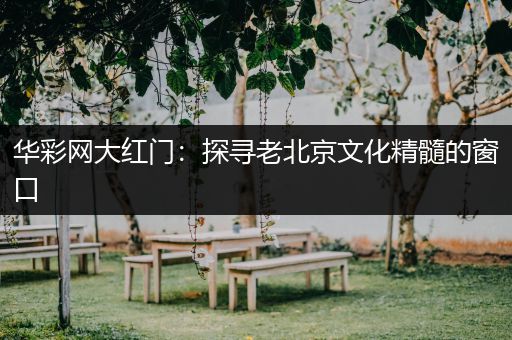 华彩网大红门：探寻老北京文化精髓的窗口
