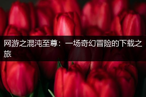 网游之混沌至尊：一场奇幻冒险的下载之旅
