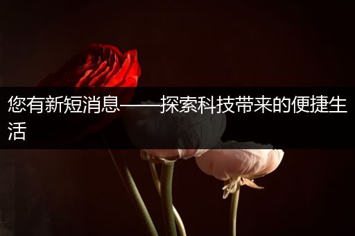 您有新短消息——探索科技带来的便捷生活