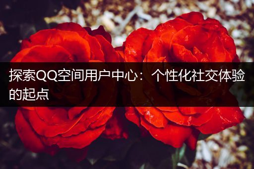 探索QQ空间用户中心：个性化社交体验的起点