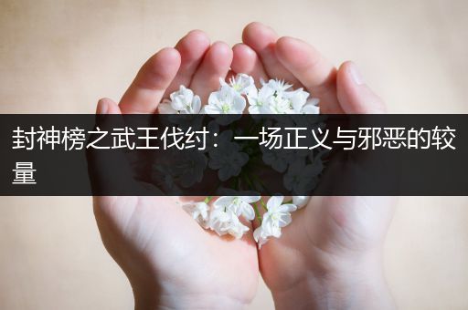 封神榜之武王伐纣：一场正义与邪恶的较量