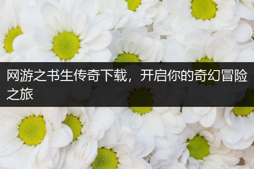 网游之书生传奇下载，开启你的奇幻冒险之旅