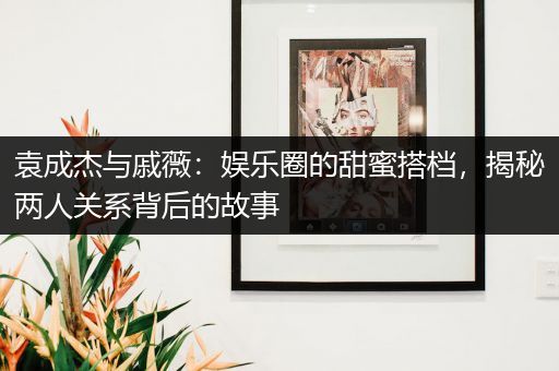 袁成杰与戚薇：娱乐圈的甜蜜搭档，揭秘两人关系背后的故事
