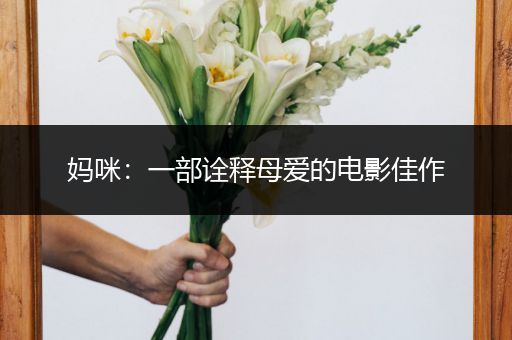 妈咪：一部诠释母爱的电影佳作