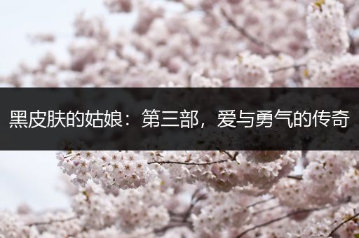 黑皮肤的姑娘：第三部，爱与勇气的传奇