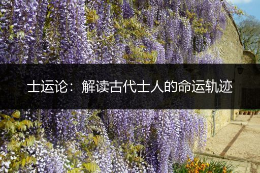 士运论：解读古代士人的命运轨迹
