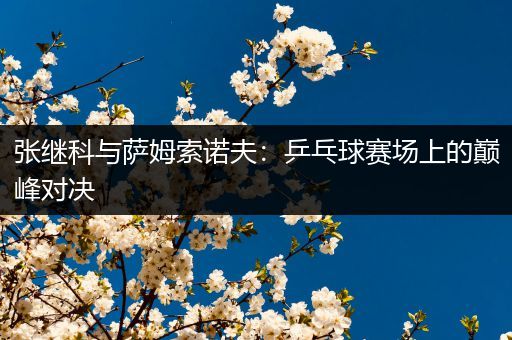 张继科与萨姆索诺夫：乒乓球赛场上的巅峰对决