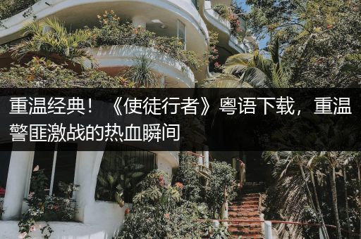 重温经典！《使徒行者》粤语下载，重温警匪激战的热血瞬间