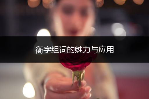 衡字组词的魅力与应用