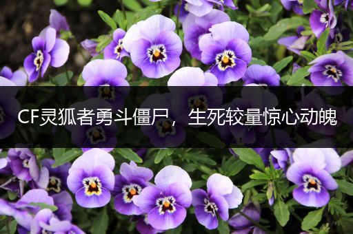 CF灵狐者勇斗僵尸，生死较量惊心动魄
