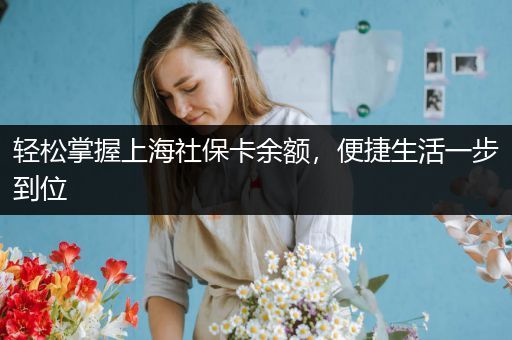 轻松掌握上海社保卡余额，便捷生活一步到位