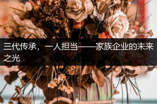 三代传承，一人担当——家族企业的未来之光