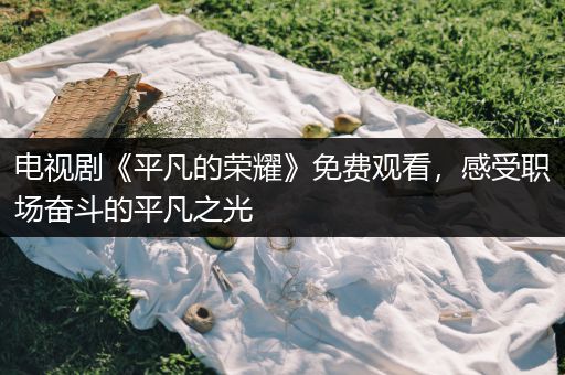 电视剧《平凡的荣耀》免费观看，感受职场奋斗的平凡之光