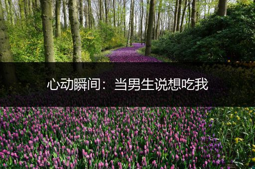 心动瞬间：当男生说想吃我