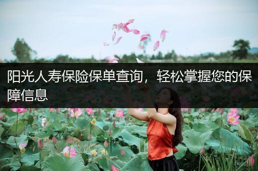 阳光人寿保险保单查询，轻松掌握您的保障信息