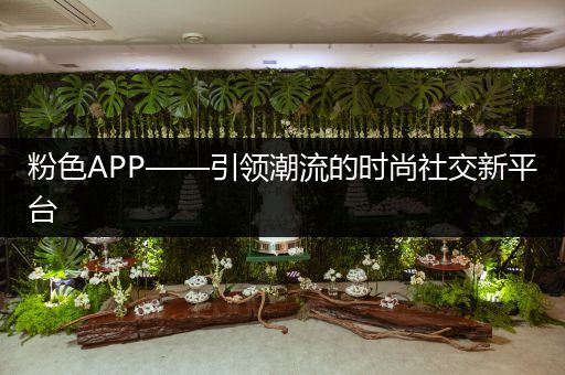 粉色APP——引领潮流的时尚社交新平台
