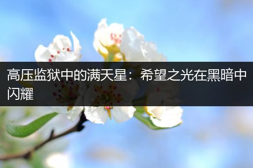 高压监狱中的满天星：希望之光在黑暗中闪耀