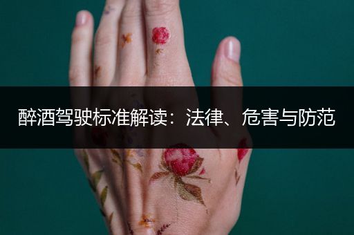 醉酒驾驶标准解读：法律、危害与防范