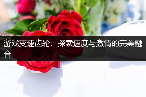 游戏变速齿轮：探索速度与激情的完美融合