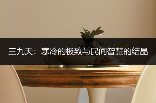 三九天：寒冷的极致与民间智慧的结晶